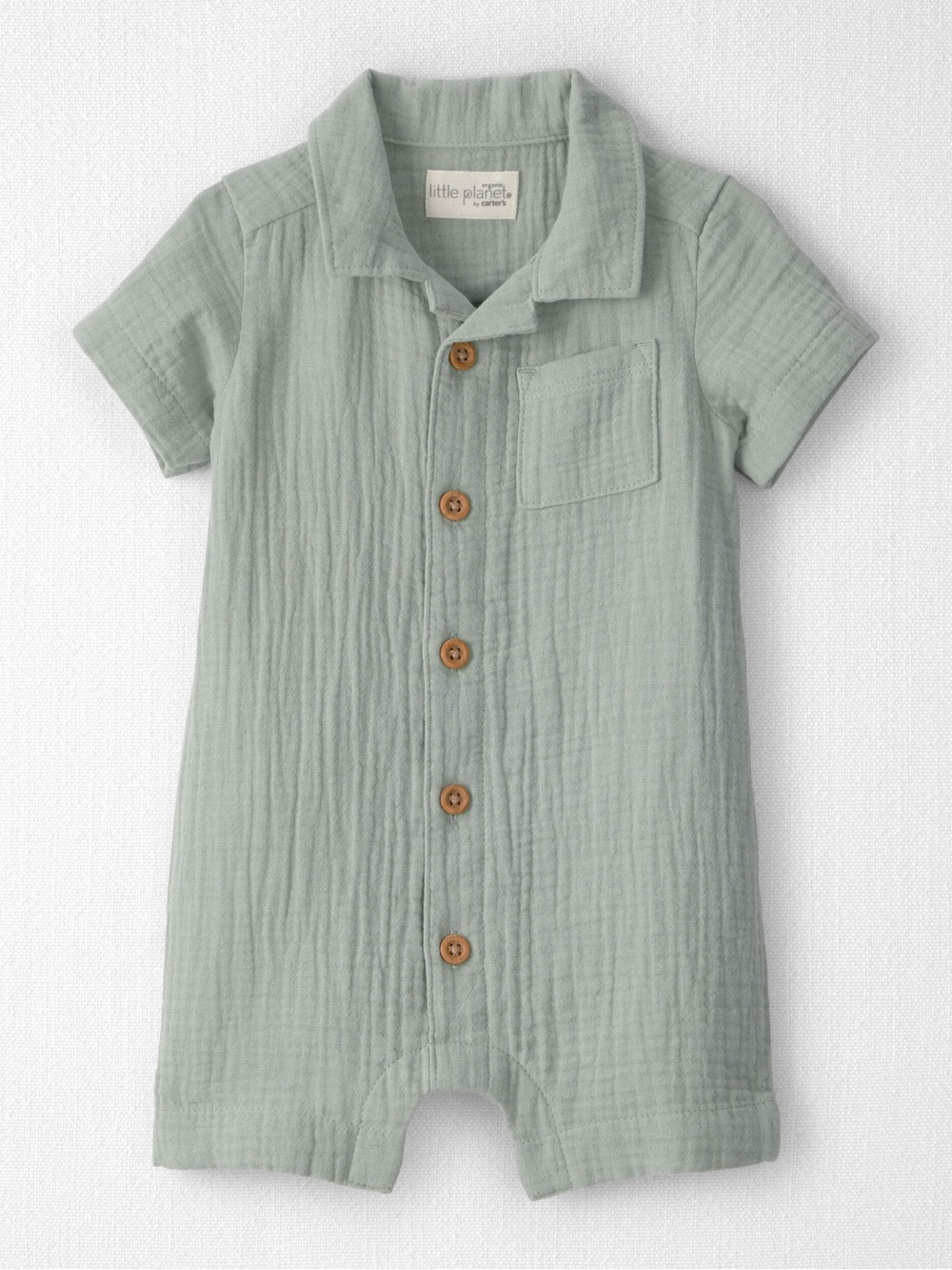 Little Planet Organic Cotton Gauze Baby Romper
